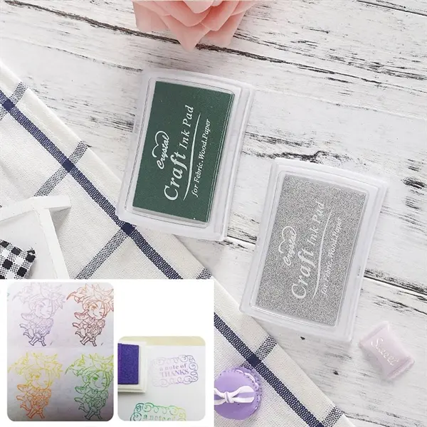 Oil Based Stamp Ink Pad for Fabric Wood Paper Scrapbooking
