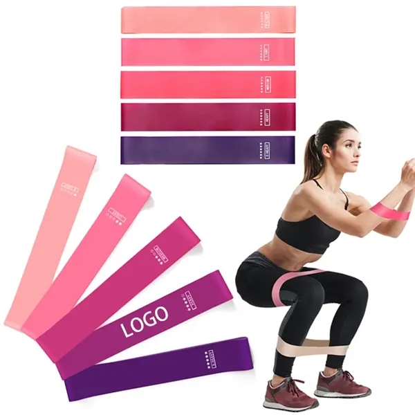 5 Levels Exercise Resistance Loop Band Set