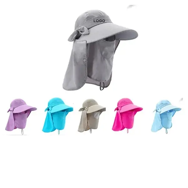 Sunscreen Fishing Hat With Mask UV Protection
