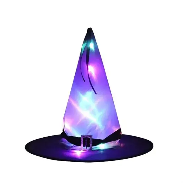 Halloween Witch Hat With Led Lights