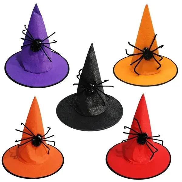 Halloween Spider Witch Hat