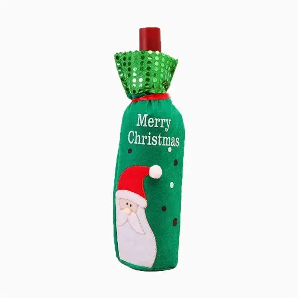 Christmas Wine Bottle Covers