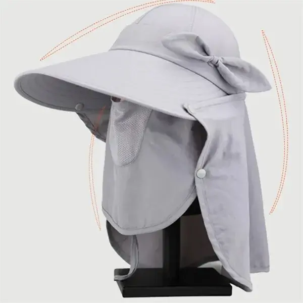 Sunscreen Fishing Hat With Mask UV Protection