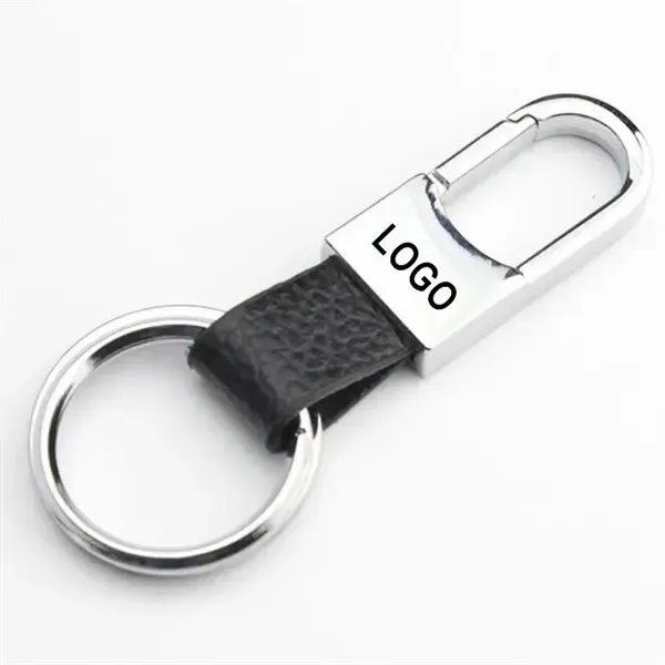 Mens Leather Creative Metal Car Keyring Keychain