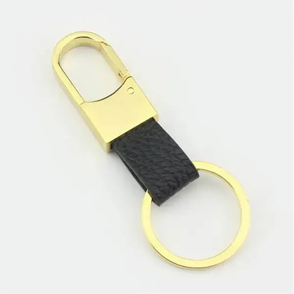 Mens Leather Creative Metal Car Keyring Keychain