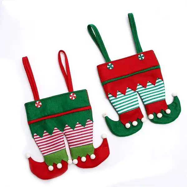 Santa Pants Spirit Boots Candy Bag