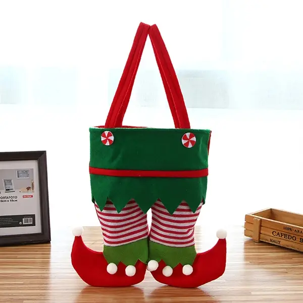 Santa Pants Spirit Boots Candy Bag