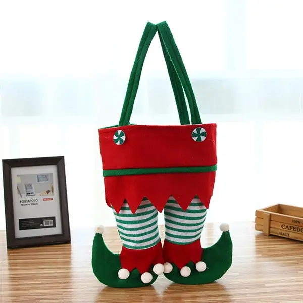 Santa Pants Spirit Boots Candy Bag