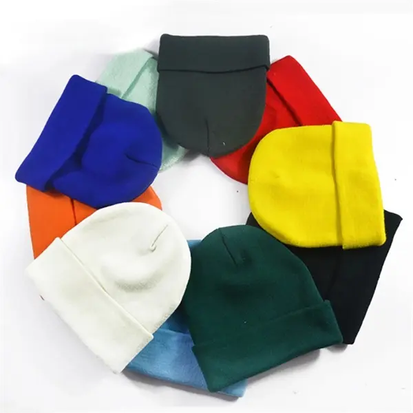 Custom Acrylic Adult Knit Beanie Hats
