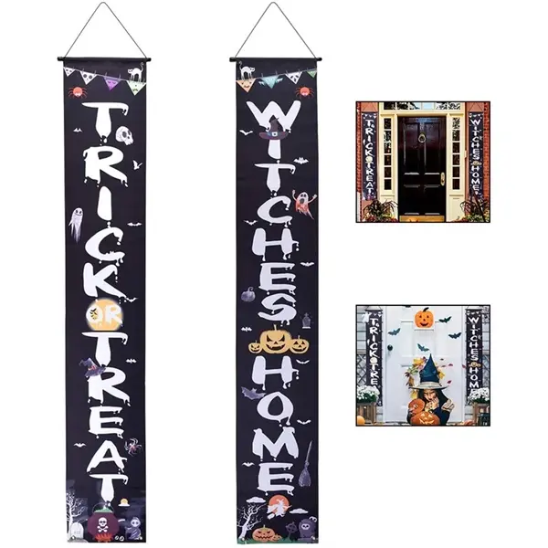 Halloween Decorations Outdoor Banners Front Door Porch