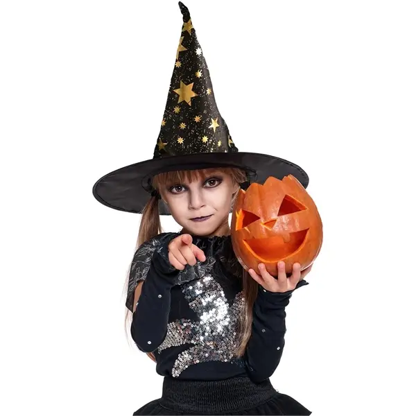 Halloween Witch Hat Star Design
