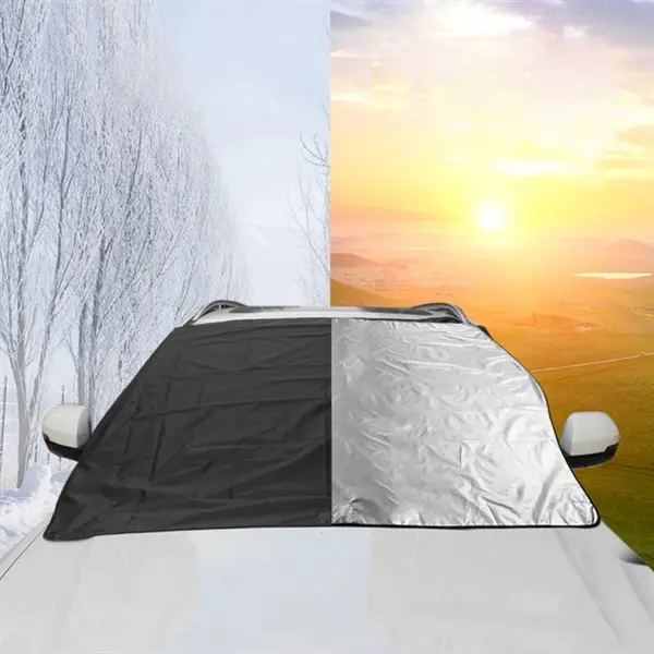 2 in 1 Snow Shield & Sun visor Windshield Cover