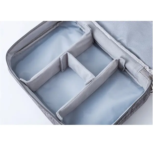 Three-Layer Travel Electronics Organizer Case