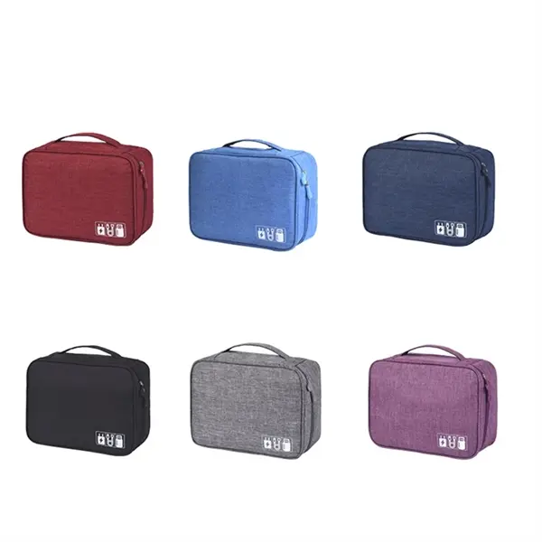 Custom Travel Cable Organizer & Electronics Accessories Case