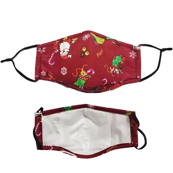 Kids Christmas Reusable Cotton Mask