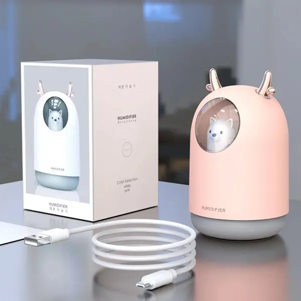 Cute Aromatherapy Oil Night Light Humidifier