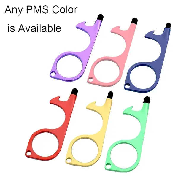 Germ-Free Key Door Opener with Rubber Stylus
