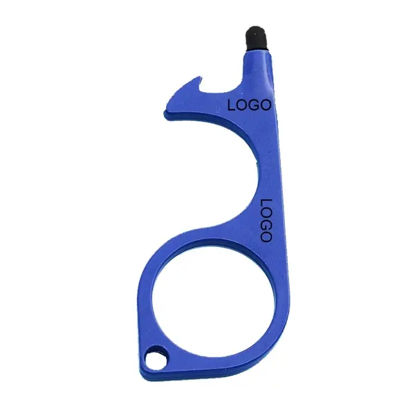 Germ-Free Key Door Opener with Rubber Stylus