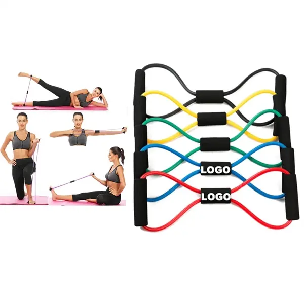 8 Shape Latex Exercise Resistance Band