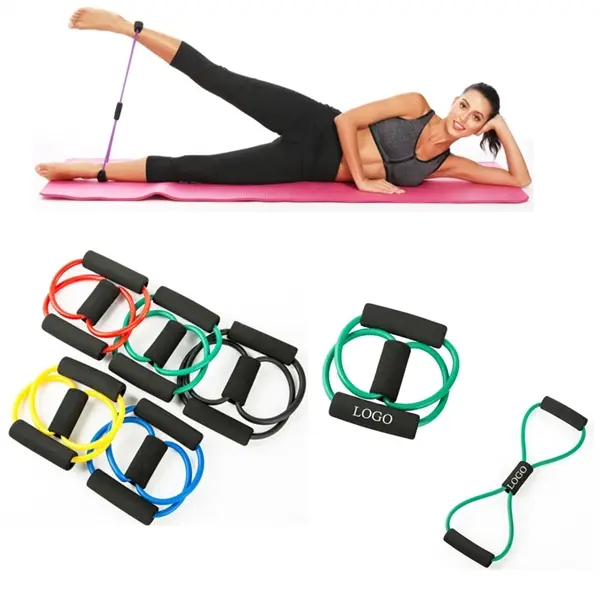 8 Shape Latex Exercise Resistance Band