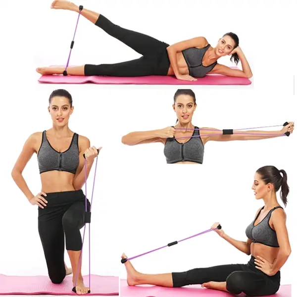 8 Shape Latex Exercise Resistance Band