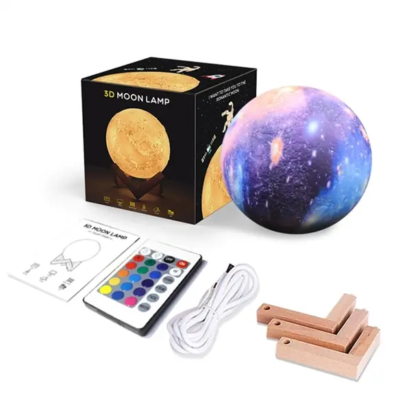 3D Colorful Starry Sky Night Light 16 colors