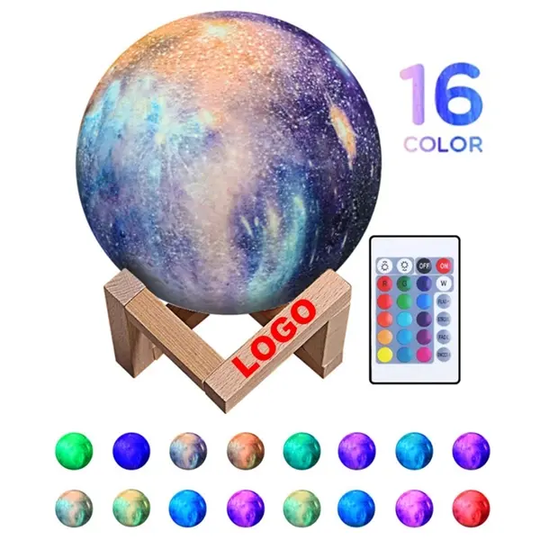 3D Colorful Starry Sky Night Light 16 colors