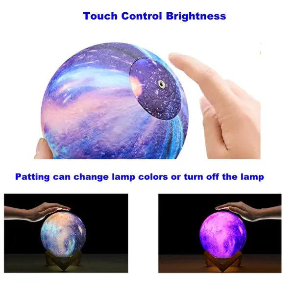 3D Colorful Starry Sky Night Light 16 colors