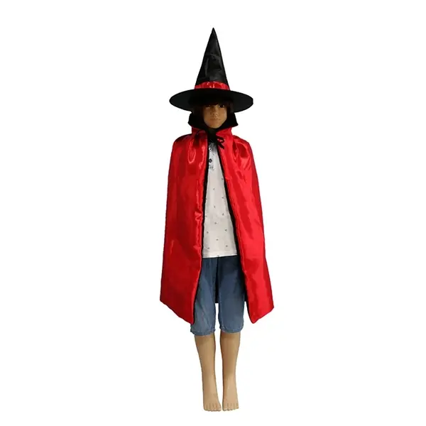 Children Witch Wizard Cloak With Hat