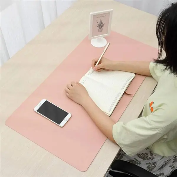 PU Leather Waterproof Writing Pad Laptop Desk Mat