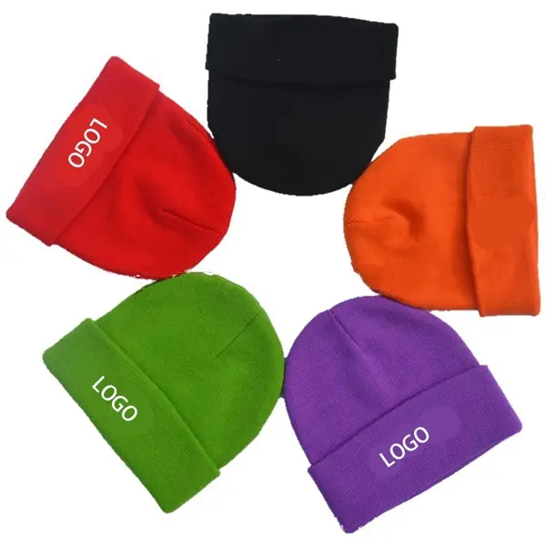 Custom Sportsman Knit Beanie with Cuff
