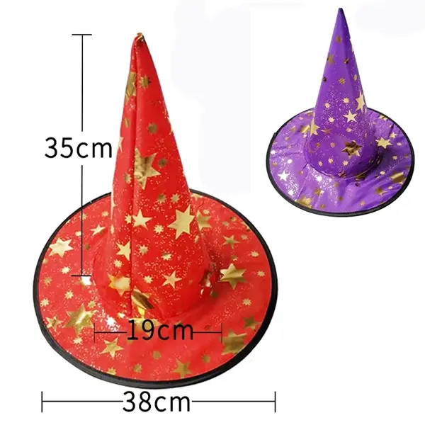 Colorful Party Hat Halloween Christmas Witch Hat
