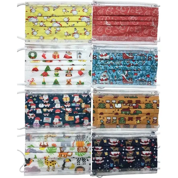 3-Ply Youth Multi-color Disposable Protective Face Mask