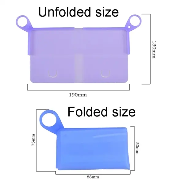 Foldable Silicone Face Mask Storage Case