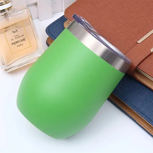 12oz Double Wall Eggshell Cup with Lid