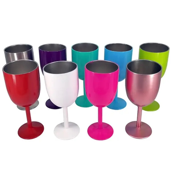 10oz Stainless Steel Wine Glass