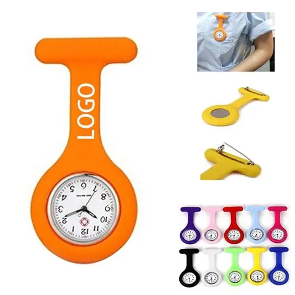 Silicone Nurse Watch Brooch