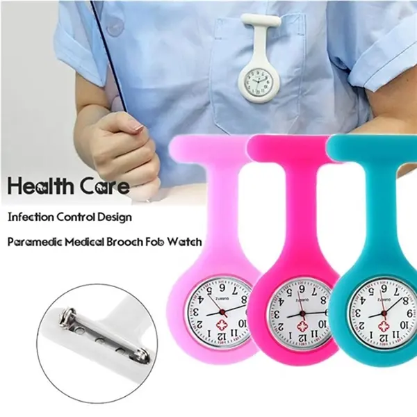 Silicone Nurse Watch Brooch