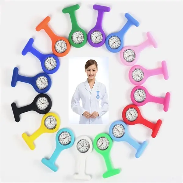 Silicone Nurse Watch Brooch