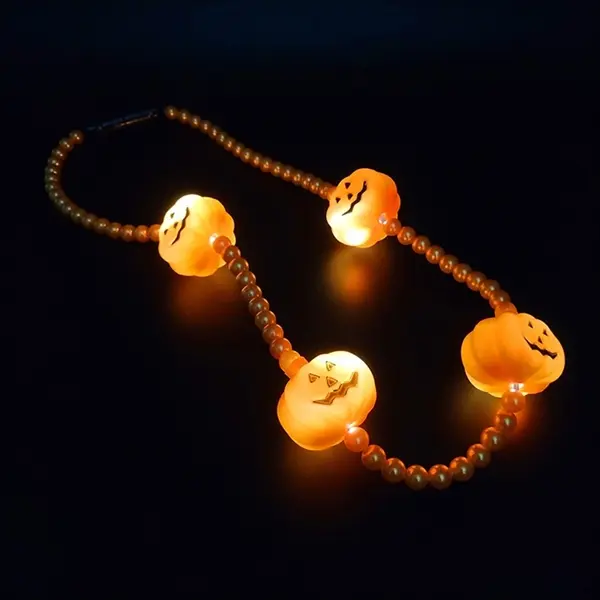 LED Pumpkin Necklace