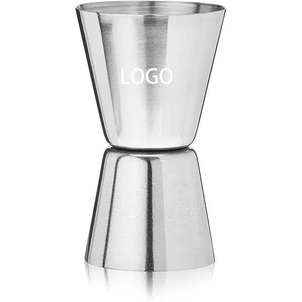 Double Sided Brushed Stainless Steel Cocktail Jigger