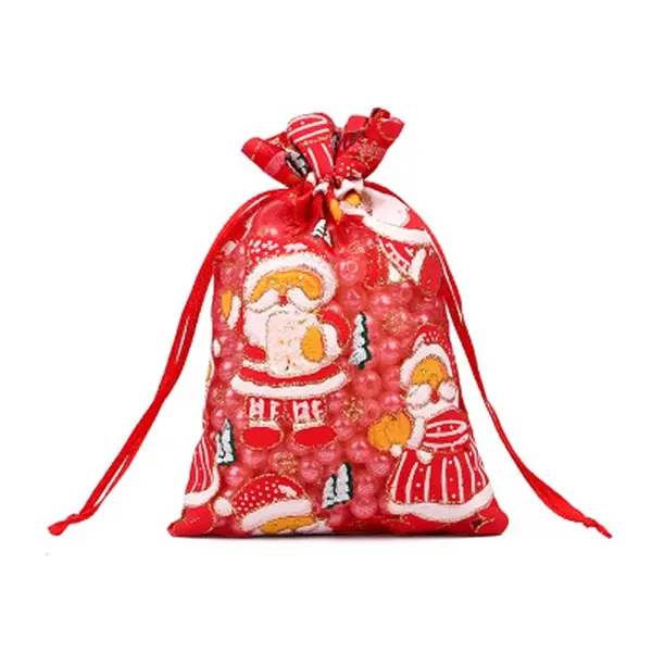 Custom Christmas Organza Bags