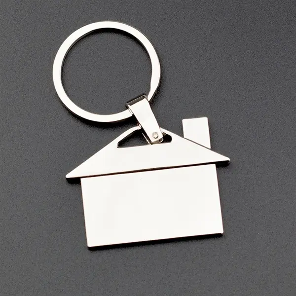 Custom Metal House Keychain