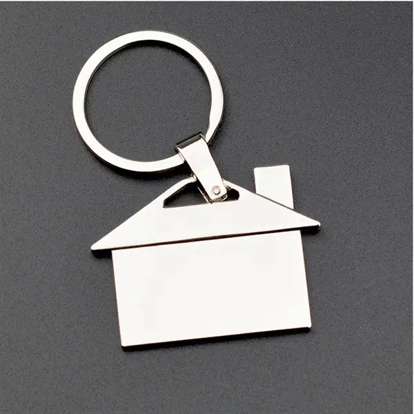 Custom Metal House Keychain