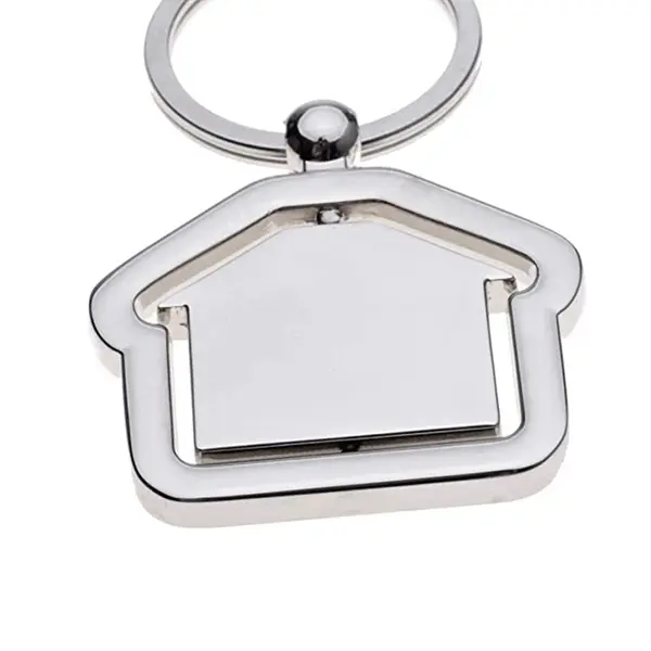 Custom Metal House Keychain