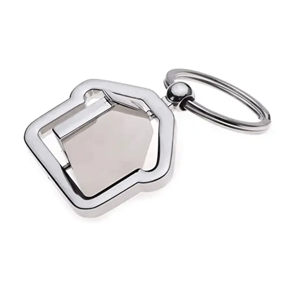 Custom Metal House Keychain