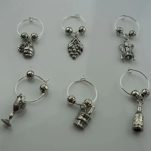 Wine Glass Charms Set of 6