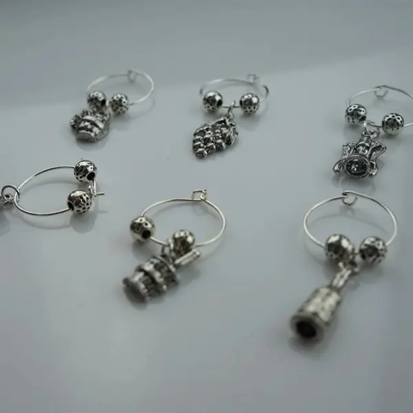 Wine Glass Charms Set of 6
