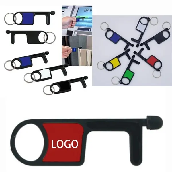 Non-Contact Plastic Door Opener Multi-Tool Key