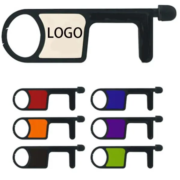 Non-Contact Plastic Door Opener Multi-Tool Key